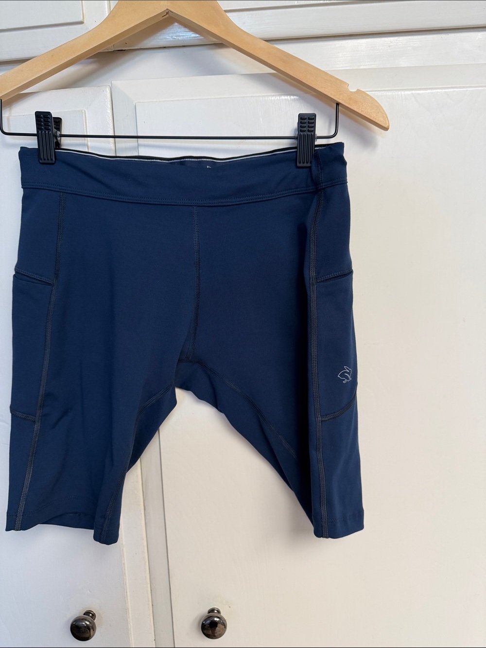 Rabbit Women's Athletic Running Shorts in Navy - Performance Stretch